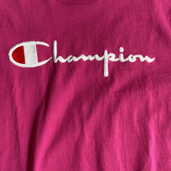 Pink Champion shirt; Size Medium - Picture 3 of 4